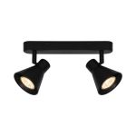 Nordlux Eik 2 Spot Metaal Zwart | Geschikt voor 2x GU10