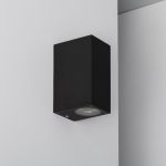 Wandlamp Miseno Up-Down Zwart | IP54 - Geschikt voor 2x35W GU10