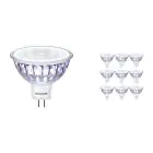 Voordeelpak 10x Philips Corepro LED Spot GU5.3 MR16 7W 621lm 36D - 827 Zeer Warm Wit | Vervangt 50W