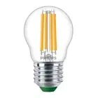Philips MASTER LED Kaars Ultra Efficient E27 Kogel Helder 2.3W 485lm - 827 Zeer Warm Wit | Vervangt 40W